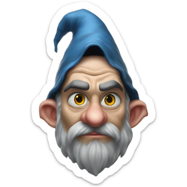 Warcraft gnome Zlatan in Uncle Scrooge style, oil paint, mysterious eyes, intricate lips, masterpiece pose, odd perspective, beautiful, desirable, logical sticker