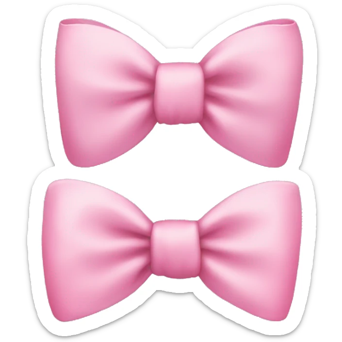 Pink bow  sticker