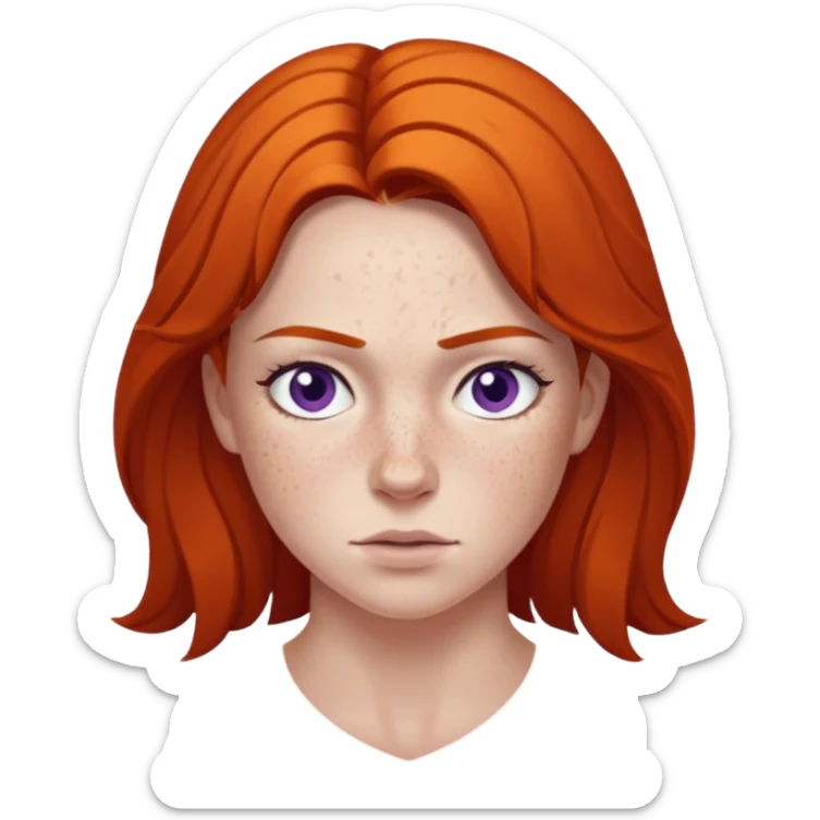 Violet Sorengil from the book The Fourth Wing, Traces of a Fighting Ashjad sticker