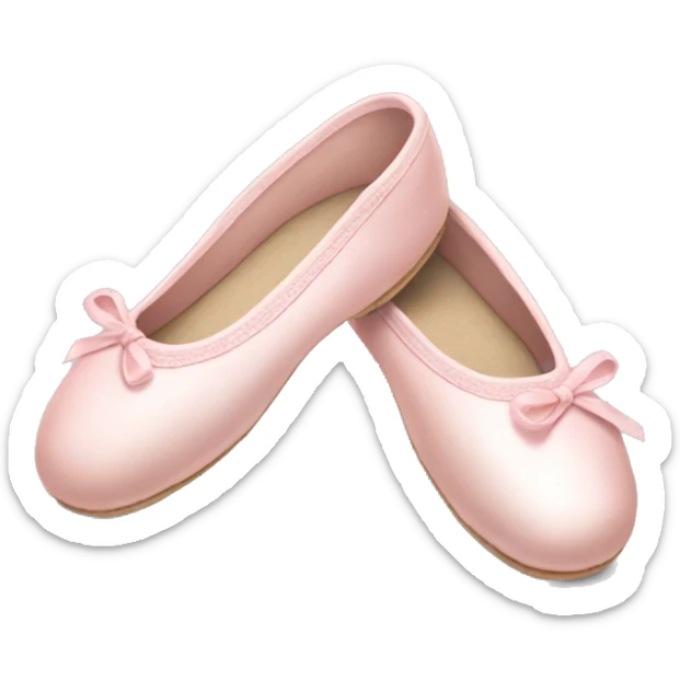 Pale pink ballet shoes sticker
