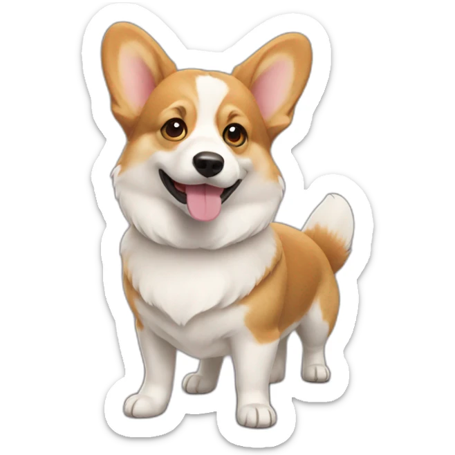 corgi sticker