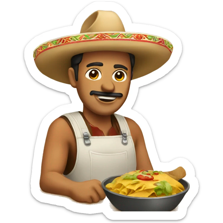 mexican restaurant sticker