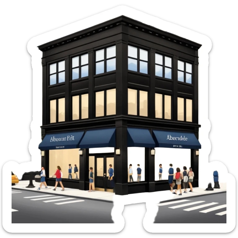 Abercrombie & Fitch in Midtown sticker