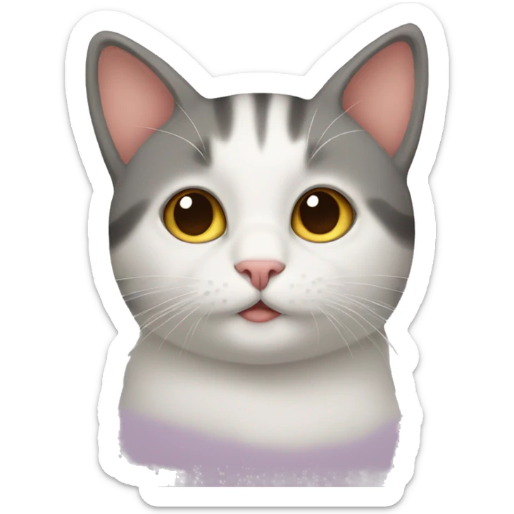 Lovely cat sticker