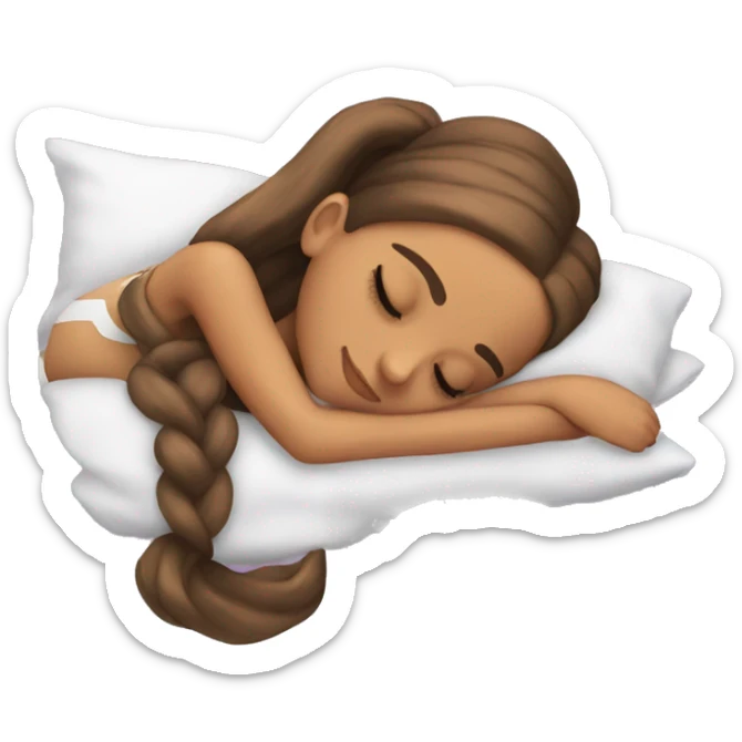 Ariana Grande sleeping sticker