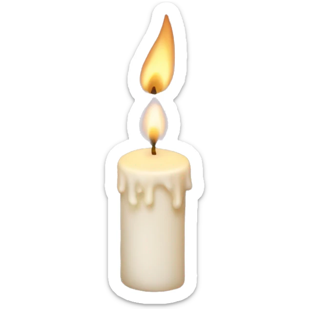 candle sticker