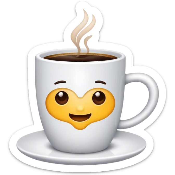 Kahve sticker