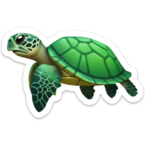 sea turtle sticker