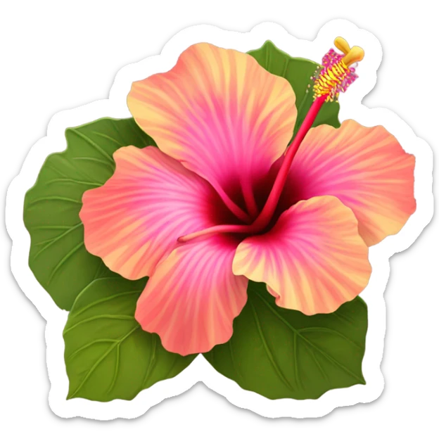 hibiscus sticker