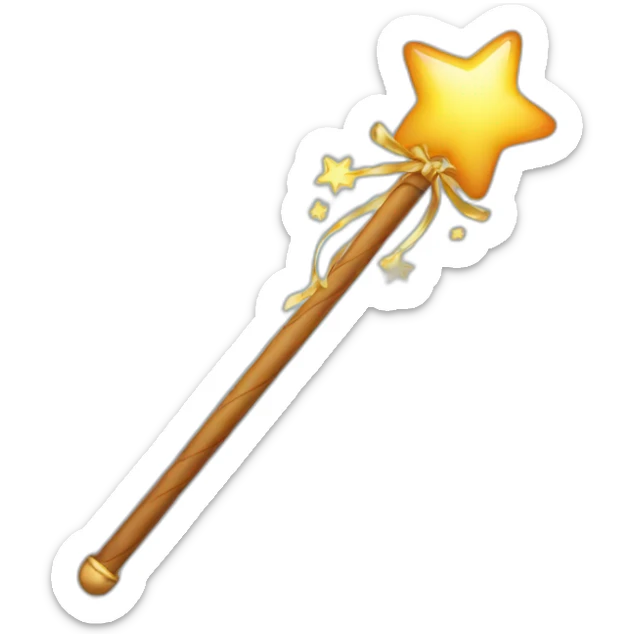 magic wand sticker