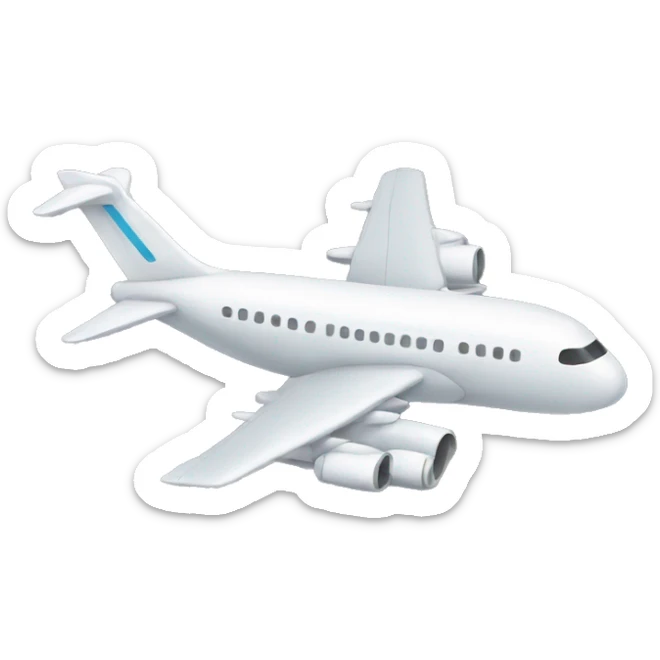Airplane sticker