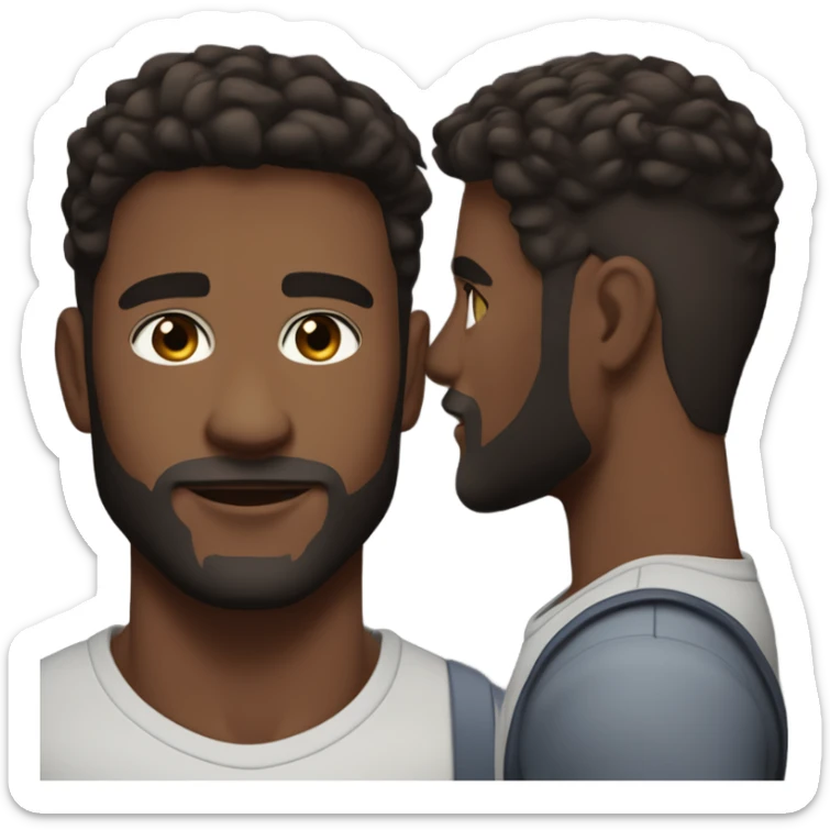 Tristan Tate has a chiseled jawline, neatly trimmed beard, short dark hair, and piercing eyes, exuding confidence and charisma from his broad shoulders up. sticker