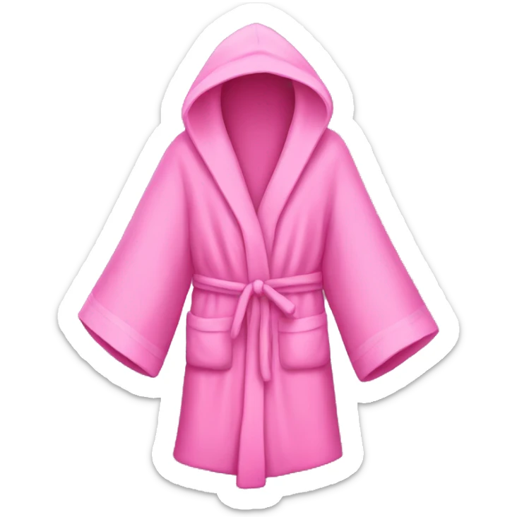 Pink robe  sticker