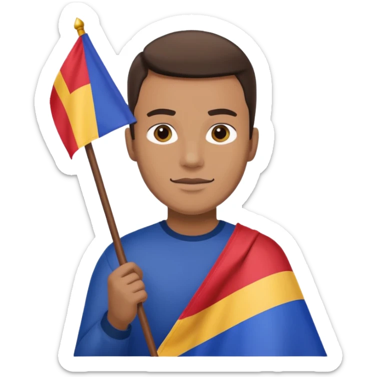 bandera del orgullo vinciano de hombre gay sticker