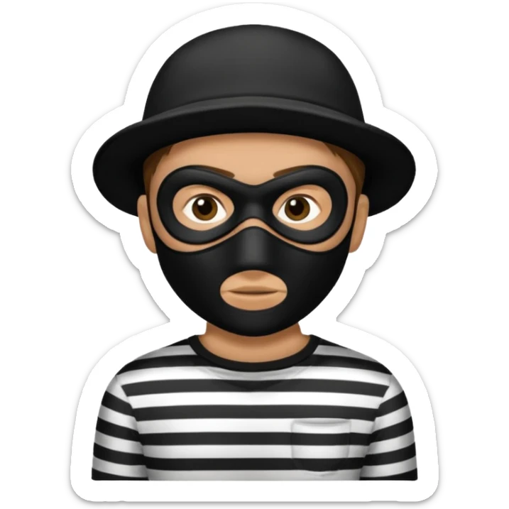 Robber sticker