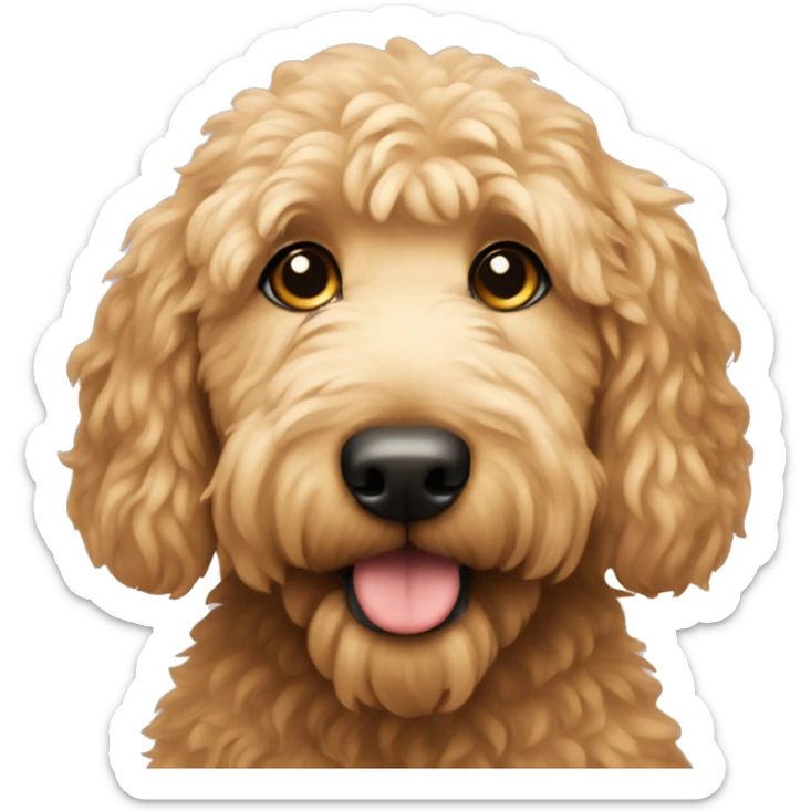 golden doodle sticker