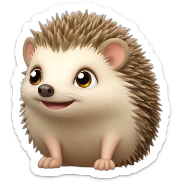 hedgehog sticker