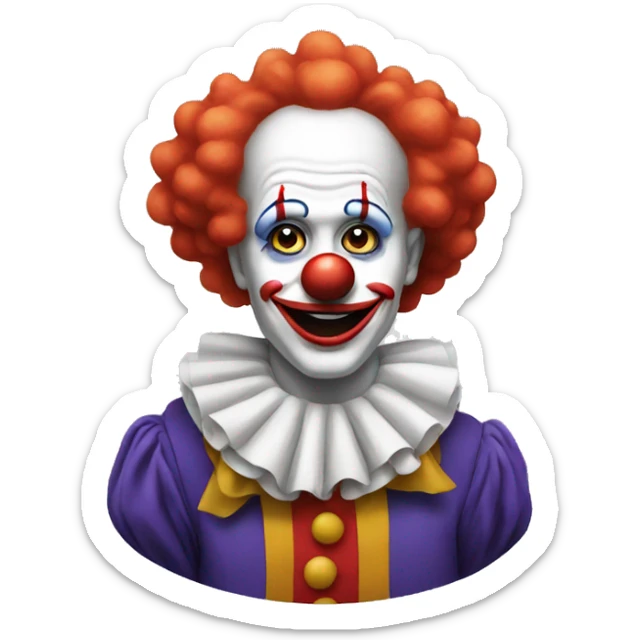 clown sticker