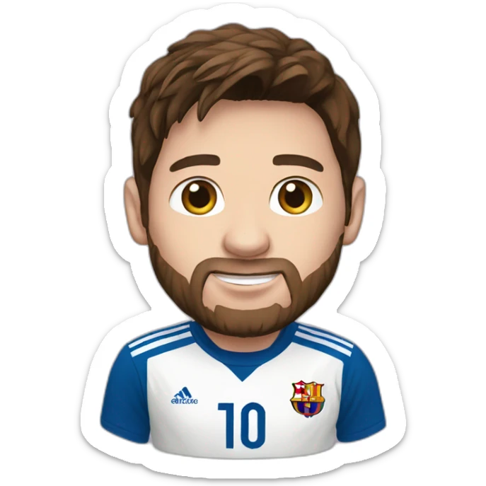 Messi T-shirt sticker