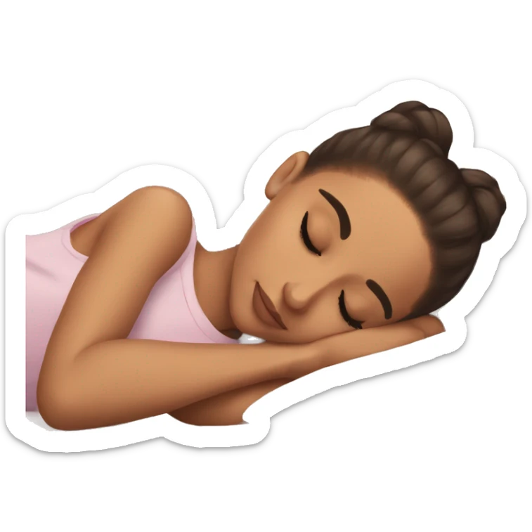 Ariana Grande sleeping sticker