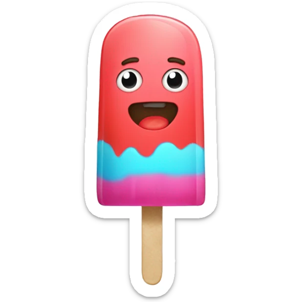 popsicle sticker