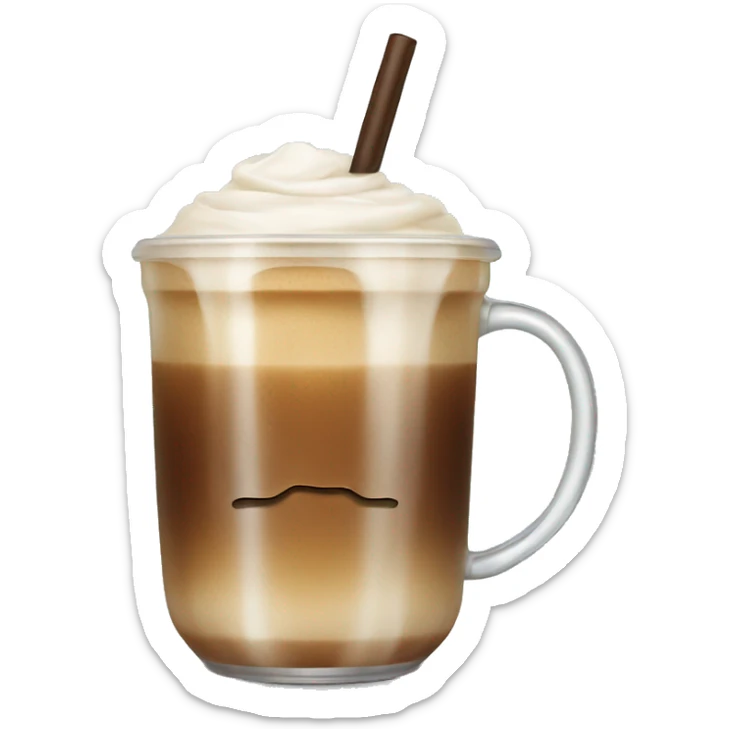 Ice coffee sticker
