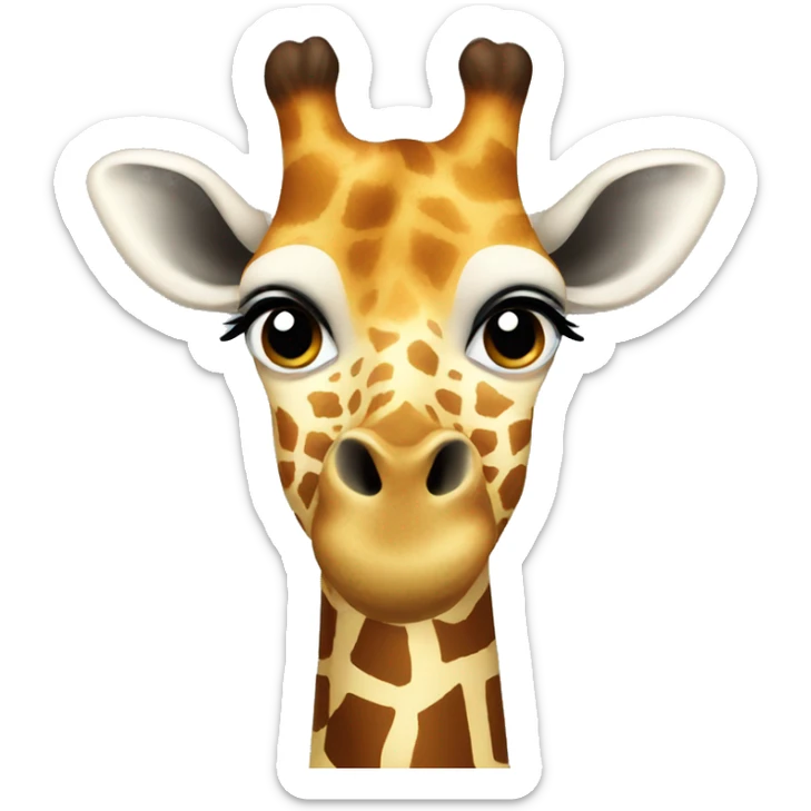 giraffe sticker