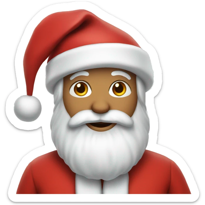 santa claus sticker