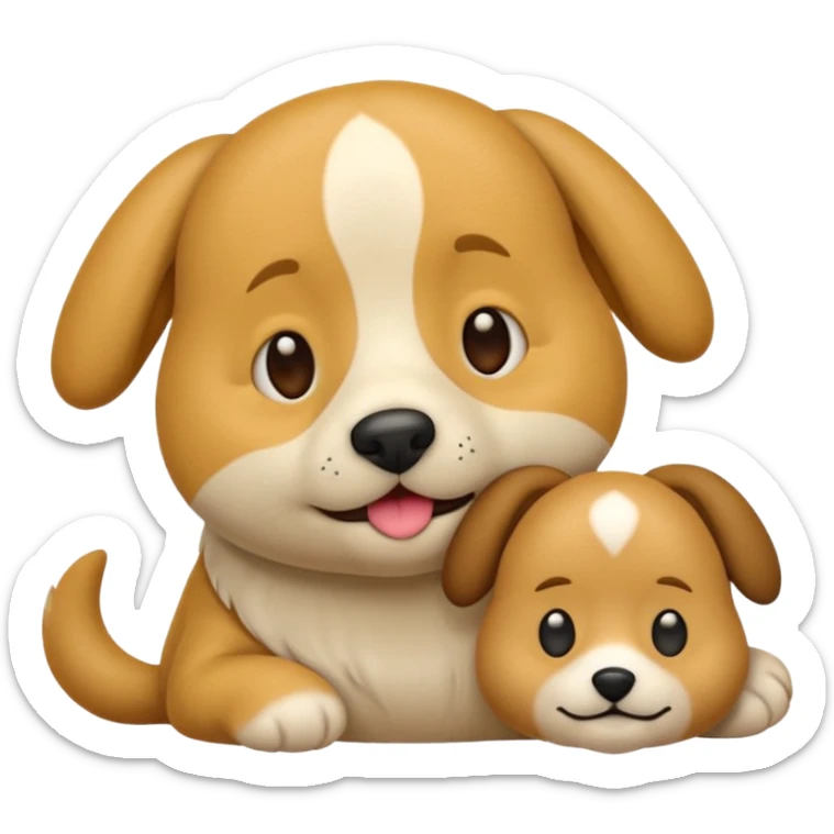 crea un emoji de buenas noches. Pon un texto : Buenas noches Javier y Tobi. Javier es una imagen de profesor y Tobi q sea imagen de un perro sticker