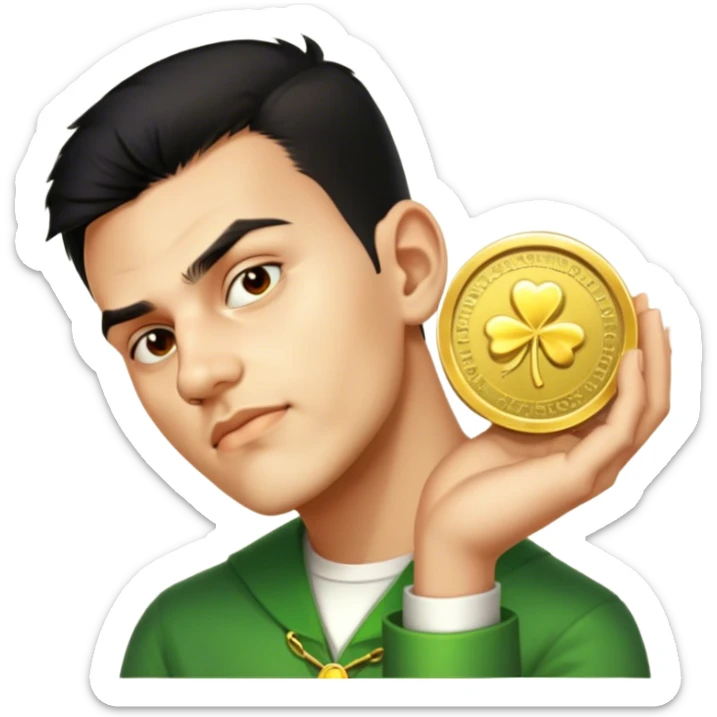 Golden Token sticker