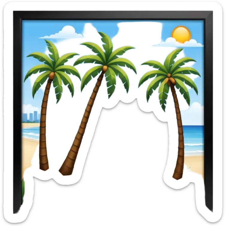 Jis tarh ap na uper California ka banaya Florida ka bhe estarh different style ma bana kar dho image sticker