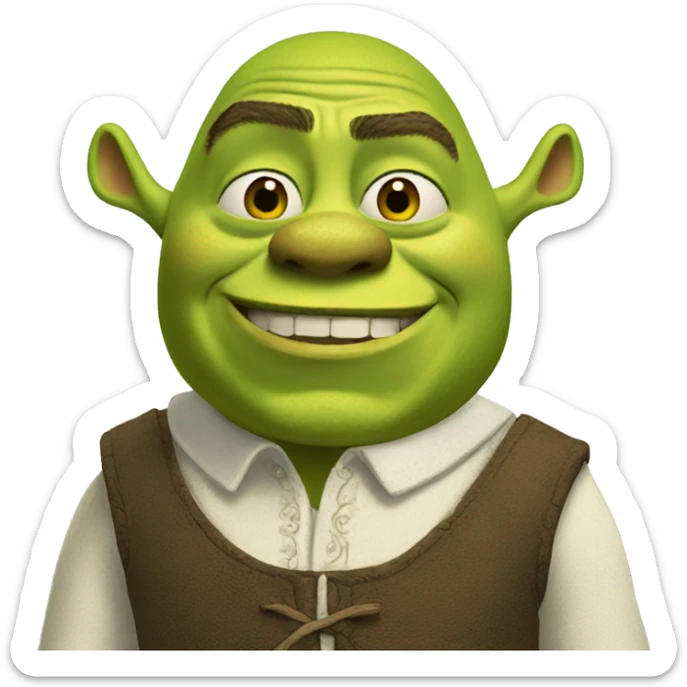 Shrek sticker