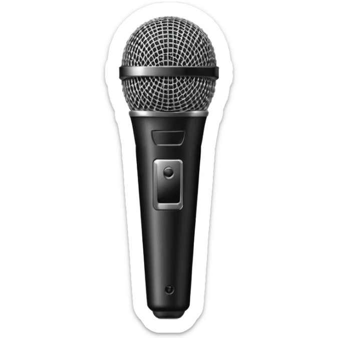 microphone sticker