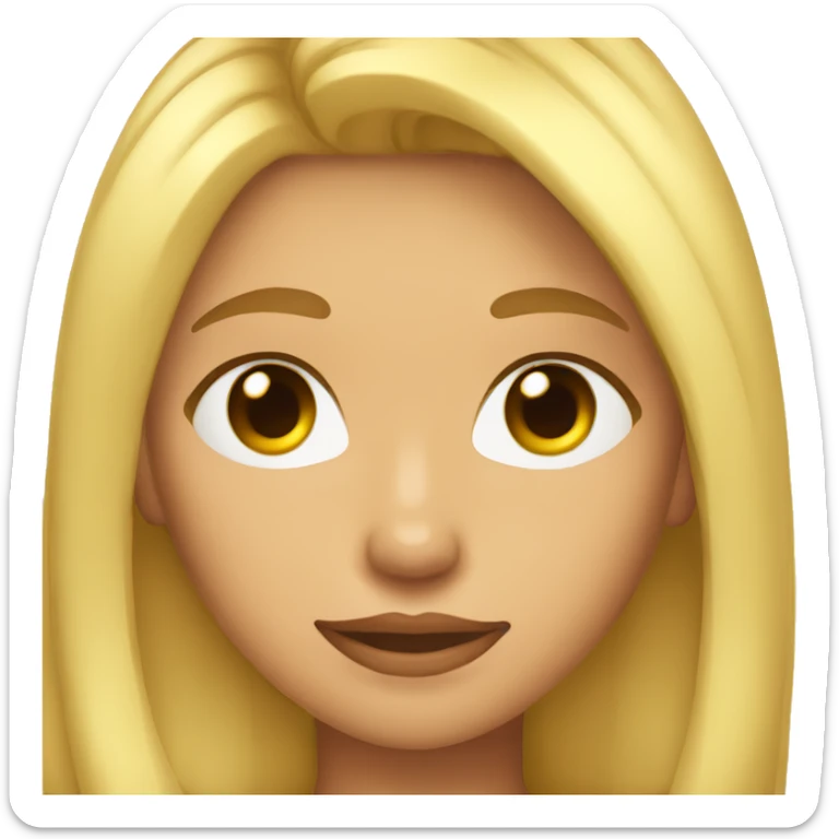 tEXAS COWGIRL WITH BLONDE HAIR AND TAN SKIN sticker