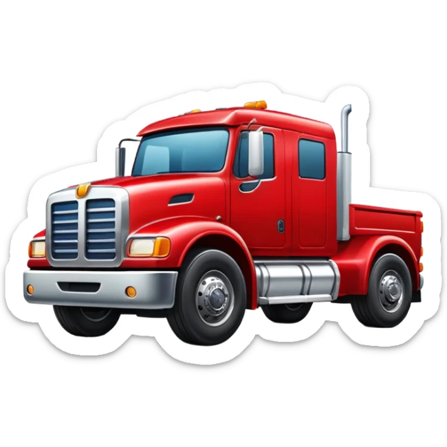 Large truck sticker