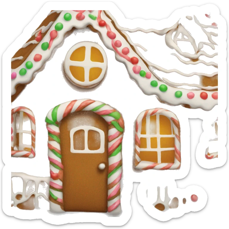 Gingerbread house  sticker