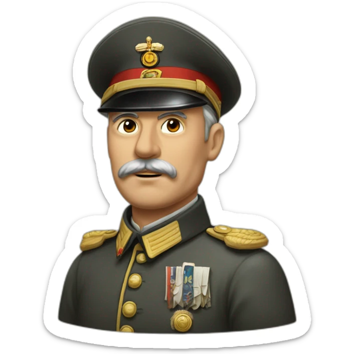 Dictateur des années 1940 en Allemagne sticker