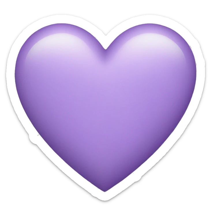 A light Purple Heart sticker