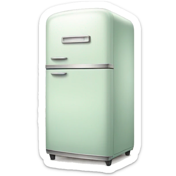 retro fridge sticker