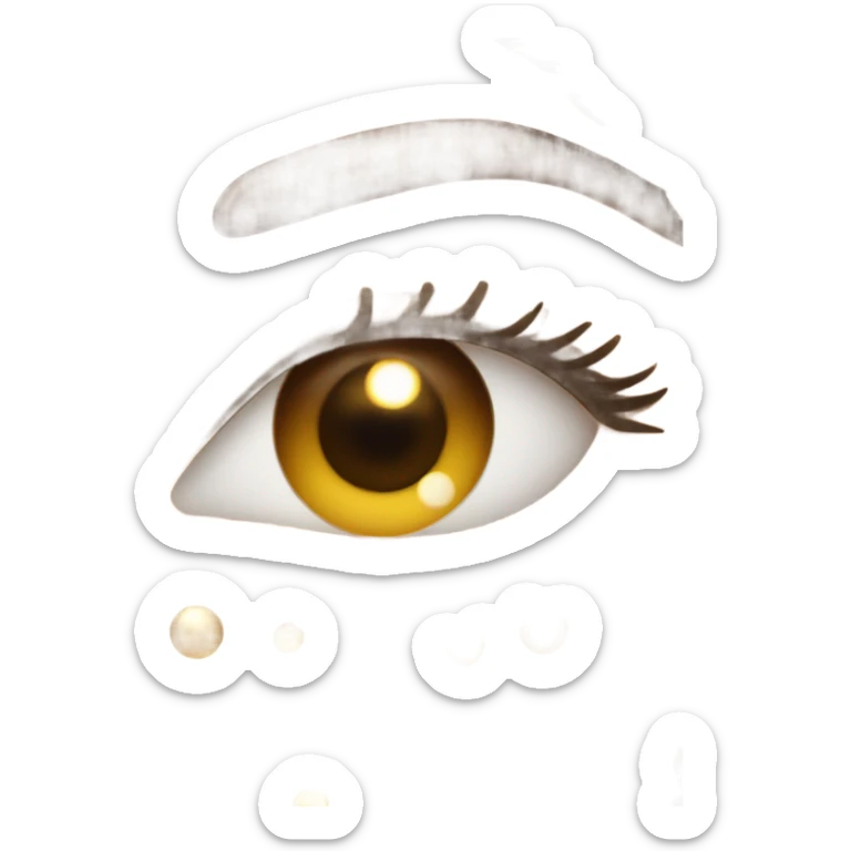 White Skin care on white freackles skin of a brunett blue eyes girl under eyes gel Gold eye patches sticker