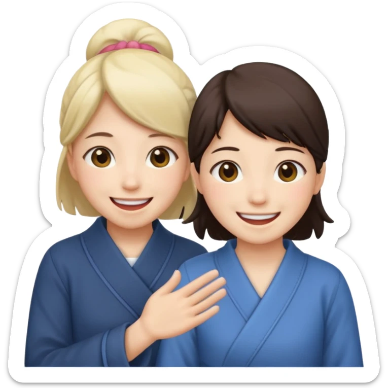 Ich fühle mich heute sehr glücklich,weil meine Schwester aus Japan kommt. sticker