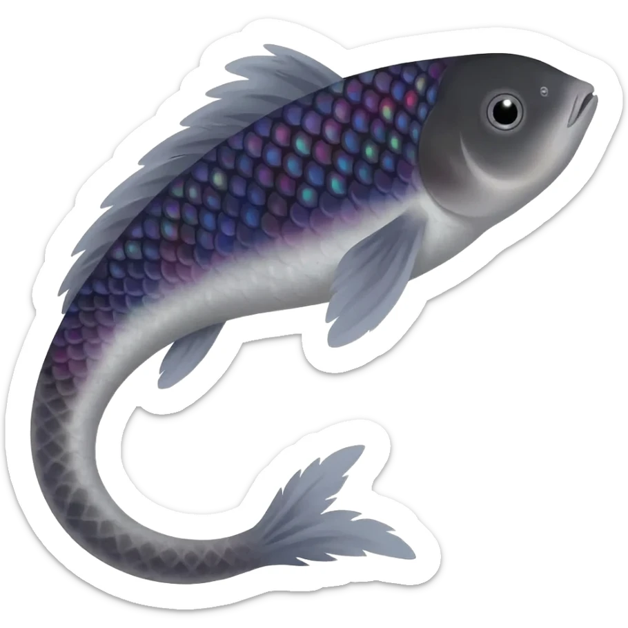 Koi-sergal-birdy-fusion-hybrid-animal-creature, Full body  sticker