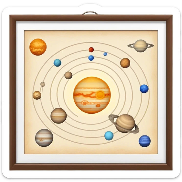 Solar system  sticker