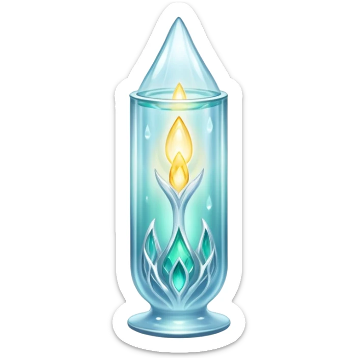 Phial of Galadriel based on the lord of the rings movie sticker