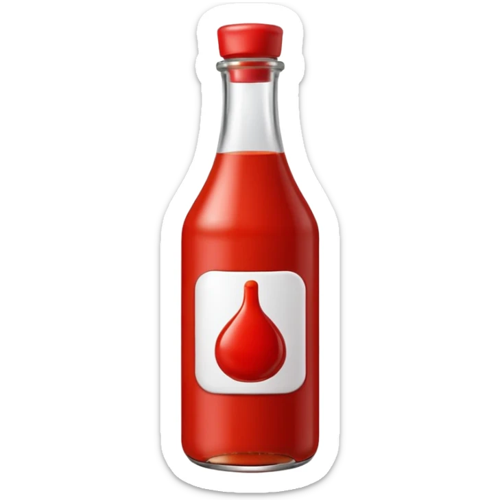 sauce bottle sticker