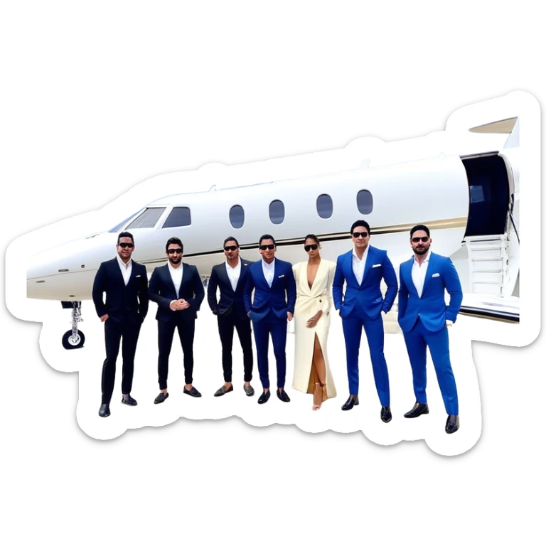 Grant Cardone, Tai Lopez, Josh King Madrid, Alex Hormozi, Iman Gadzhi, Daniel G, Branden Condy, Patrick Bet-David, Dan Henry, Luke Belmar, Shelby Sapp, Leila Hormozi, Tefi Valenzuela, business, influencers, friends, rich millionaire success lifestyle, private jet , supercars, success, sales sticker