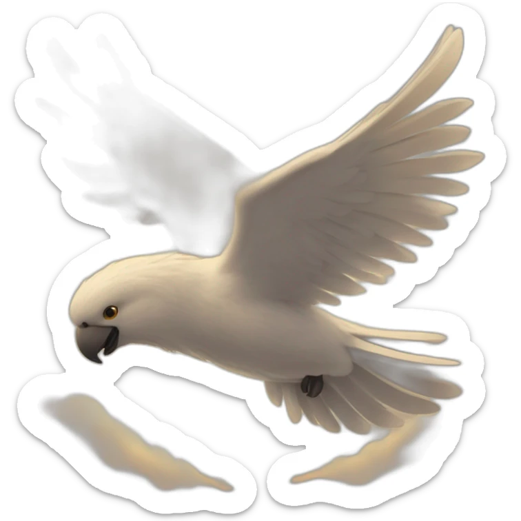 Sinta de luto con tres palomas volando hacia al cielo y Dios con los brazos abiertos sticker