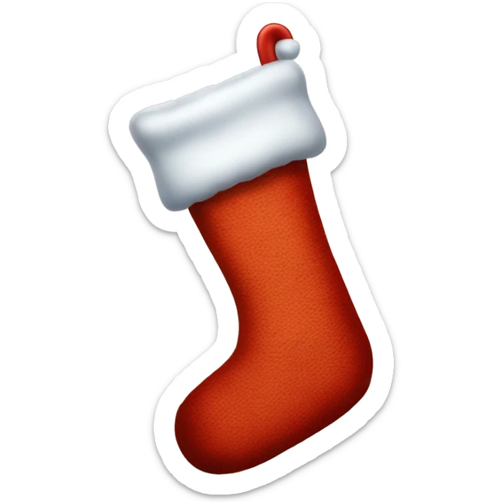 Christmas stocking sticker
