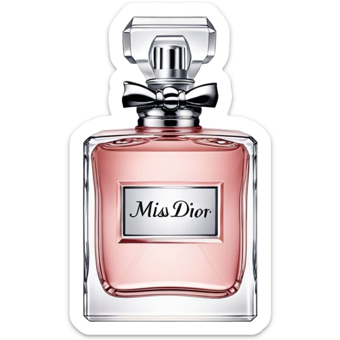 Miss dior perfume sticker