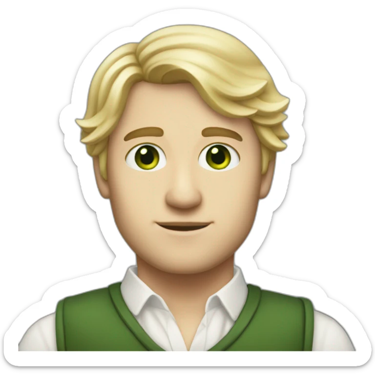 Full-length-fit-young-british-male-historian-with-blonde-hair-and-green-eyes sticker